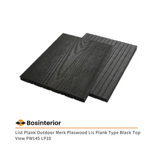 List Plank Outdoor Merk Plaswood Lis Plank Type Black Top View PW145 LP10