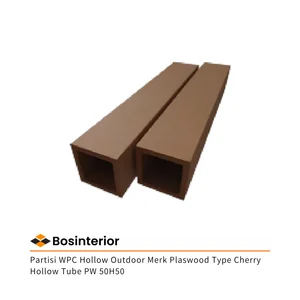 Partisi WPC Hollow Outdoor Merk Plaswood Type Cherry Hollow Tube PW 50H50