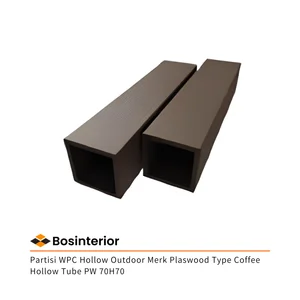 Partisi WPC Hollow Outdoor Merk Plaswood Type Coffee Hollow Tube PW 70H70