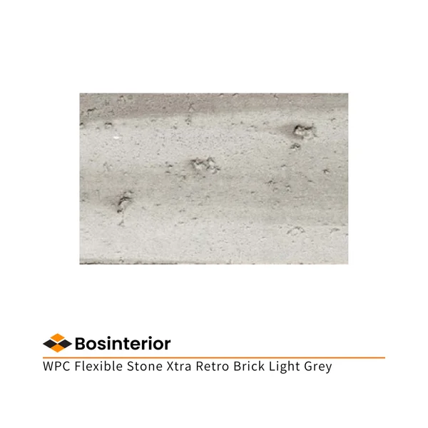 Wall Panel Roshan WPC Retro Brick Light Grey (m2)