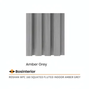 Wall Panel WPC Roshan 160 Squated Fluted Amber Grey Indoor (/box)