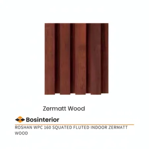 Wall Panel WPC Roshan 160 Squated Fluted Zermatt Wood Indoor (/box)
