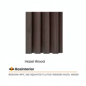Wall Panel WPC Roshan 160 Squated Fluted Hazel Wood Indoor (/box)