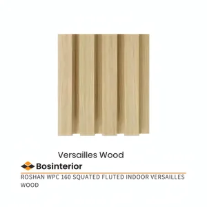 Wall Panel WPC Roshan 160 Squated Fluted Versailles Wood Indoor (/box)