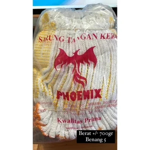 sarung tangan rajut dotting bintik kuning
