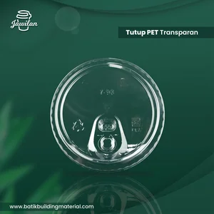 Tutup Gelas Plastik LID PET Transparan