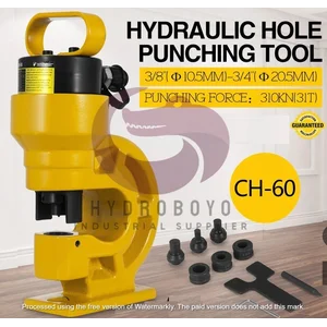 Hydraulic Busbar Punching Punch Pelubang Hidrolik CH-60 Hydraulic Puncher