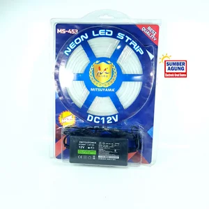 Lampu Neon Flex MS453 Mitsuyama LED Strip 5 Meter DC 12V 3Ampere Bonus Adaptor