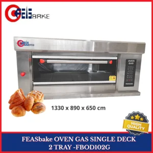 Mesin Oven Gas Single Deck 2 TRAY / Mesin Gas Oven
