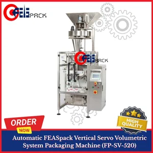 Automatic FEASpack Vertical Servo Volumetric System Packaging Machine (FP-SV-520) Mesin Pengisian