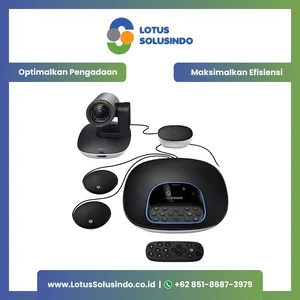 Konferensi Video Logitech Group Bundling dengan Mikrofon Ekspansi – Group + Mic