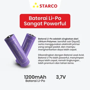 Starco Raket Nyamuk 2 in 1 Multifungsi Perangkap Nyamuk RN-199