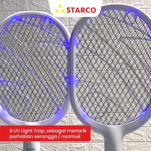 Starco Raket Nyamuk 2 in 1 Multifungsi Perangkap Nyamuk RN-199