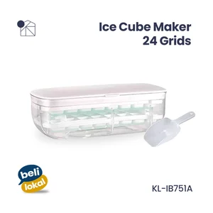 Kanso Living Ice Cube Maker Pencetak Es Batu Mode Tekan Press Type