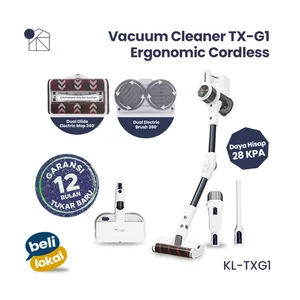 Kanso Living TX G1 Ergonomic Vacuum Cleaner Mop Cordless Penyedot Debu