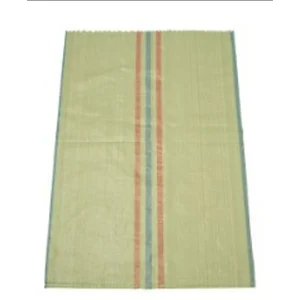 Karung Plastik Goni warna Hijau/Putih bahan Polypropylene