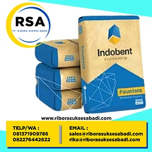 Bentonite FOUNTERA Indobent Bahan Dasar Pengecoran Logam