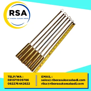 Thermometer ASTM 12C Brass cup Case 45 cm