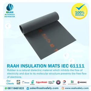 RAAH Karet Sheet insulation Mat / Karet Anti static / Karet tahan listrik RAAH INSULATION MATS IEC 61111 1m X 10m X 6mm ( Class 4) Safety