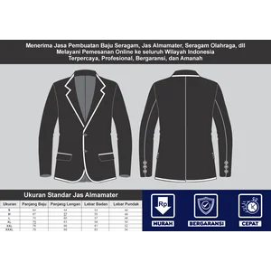Seragam Sekolah Jas Almamater  Polyester
