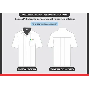 SERAGAM KERJA PAKAIAN DINAS HARIAN PEGAWAI PRIA HARI KAMIS