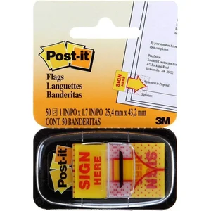 Post It 3m Sign Here 680 9 - Alat Tulis Lainnya