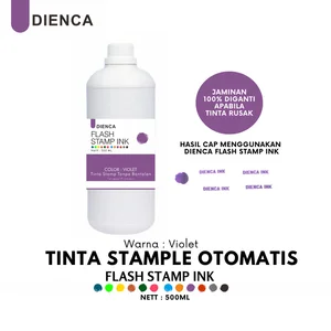Tinta Stempel Flash Dienca Official 1 Liter Warna Violet