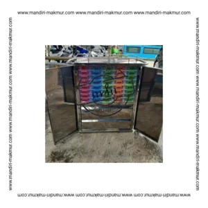 Kereta Dorong Obat Stainless Steel untuk Rumah Sakit