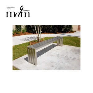 Kursi Taman Stainless Steel Kursi Trotoar SUS 201