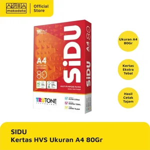 KERTAS HVS A4-80 GRAM SIDU