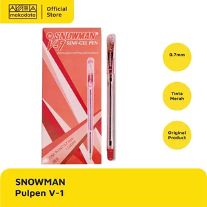 SNOWMAN V1 0.7 RED (Pulpen dan Pensil)