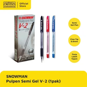 SNOWMAN V2 0.7 BLACK (Pulpen dan Pensil)