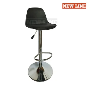 Kursi Cafe Newline Rangka Besi Dudukan Kayu 4 Kursi