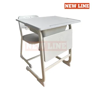 New Line - Meja Siswa SMA / Meja Siswa SMA / Bangku Sekolah Satu Set / Meja Kursi Sekolah / Meja Kursi Belajar / Meja Kursi Siswa / Bangku Sekolah Anak SD SMP SMA SMK Kuliah
