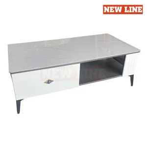 New Line - Meja Tamu / Meja Sisi / meja Kopi Modern- Set Coffee Table Meja Ruang Tamu Serbaguna Furniture Rumah / meja ruang keluarga