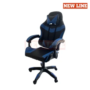New Line - KURSI GAMING 010 BIRU / Kursi Gaming Ergonomis / Kursi Gaming Empuk / Kursi Gaming
