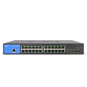 Swicth Hub Internet Linksys LGS328C 24 Port Manage Gigabite ethernet