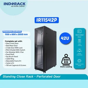 Rack Server Perforated door Indorack IR11542P