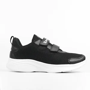 Sepatu Casual Pria Dewasa / Anak Wibi Sneakers Running Sekolah Sol Natural Rubber Hitam