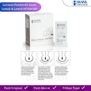 Larutan Pembersih Asam Lemak & Lemak (25×20 mL Sachet) HI700630P HANNA