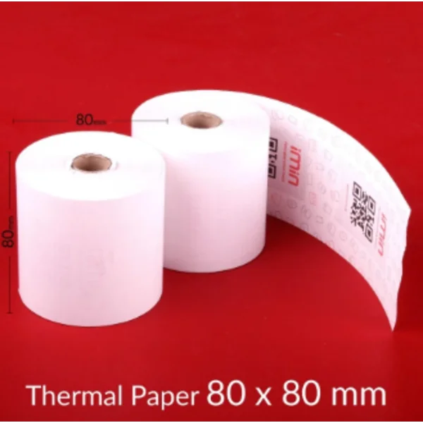 Kertas Lainnya Kertas Thermal Struk / Kertas Kasir / Paper Roll iMin 80 mm x 80 mm