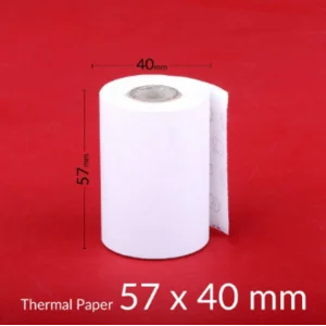 Kertas Lainnya Kertas Thermal Struk / Kertas Kasir / Paper Roll 57 mm x 40 mm