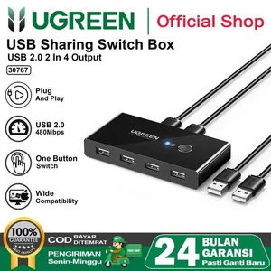 Gadget USB Ugreen Sharing Switch Box UGREEN 2In4 Out USB 2.0 USB 3.0 For PC 5Gbps