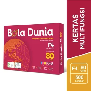 Kertas HVS F4 Bola Dunia 80 GR