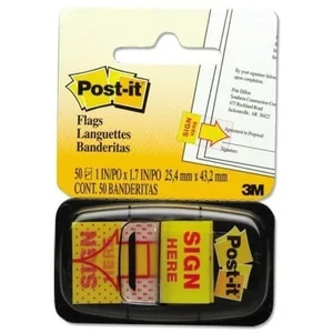 Alat Tulis Lainnya Post-it Sign Here 