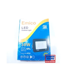 Emico Kap Sorot 30W Cahaya Putih LED 30 Watt IP65 Penerangan Area Ourdoor Luar Ruangan