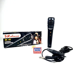 MIC KABEL ROLINSON RL 01 Jek Mono RL01 MICROPHONE RL1 ROLINSON RL-01 Suara Jernih Noise Rendah 