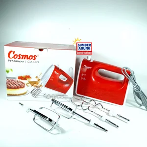 Cosmos Hand Mixer CM1679 Mixer Tangan CM 1679 Warna Merah Hand Mixer Real Turbo Knop 5 Level