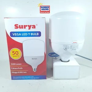 Surya Lampu LED Vega Capsule TABUNG 50W Kapsul Bohlam LED Cool Daylight SNI Terang Hemat Energi