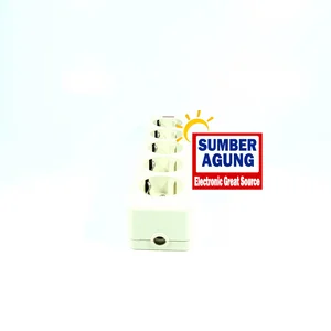 Tofuda SCU5T Stop Kontak Arde Lubang5 505A Stop Kontak Terminal Kuningan 5 Lubang